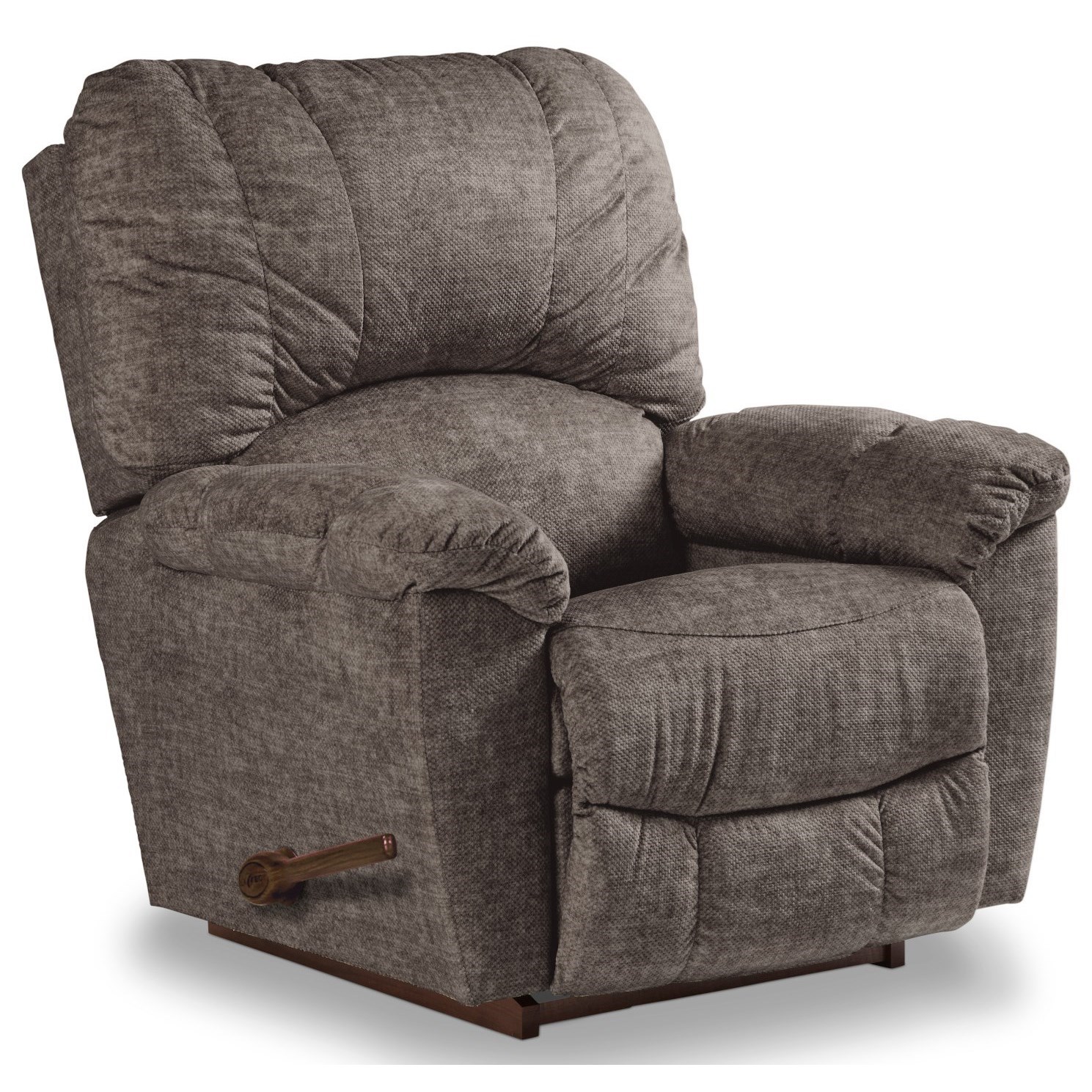 LaZBoy Hayes Casual Power Rocking Recliner with ChannelStitched Back